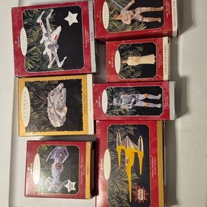Star Wars Hallmark Keepsake Ornament Lot of 7